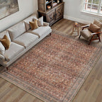 Large Washable Rugs Living Room Vintage Area