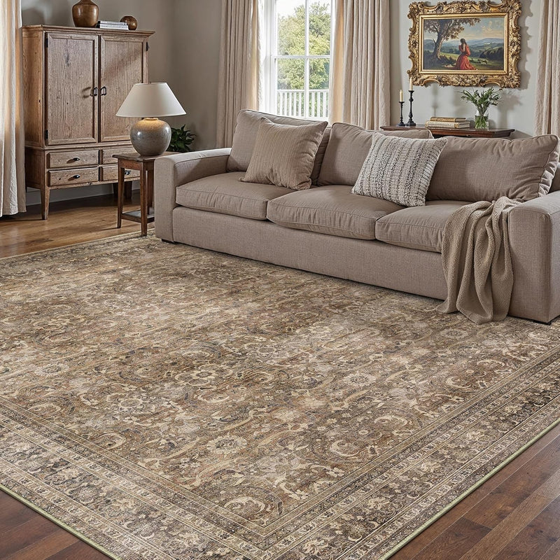 Large Washable Rugs Living Room Vintage Area