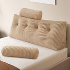 Large Wedge Back Pillows Headboard Triangular Rest Reading