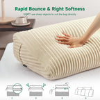 Large Wedge Back Pillows Headboard Triangular Rest Reading