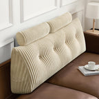 Large Wedge Back Pillows Headboard Triangular Rest Reading