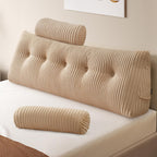 Large Wedge Back Pillows Headboard Triangular Rest Reading
