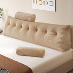 Large Wedge Back Pillows Headboard Triangular Rest Reading