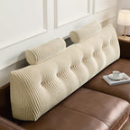 Large Wedge Back Pillows Headboard Triangular Rest Reading