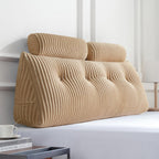 Large Wedge Back Pillows Headboard Triangular Rest Reading