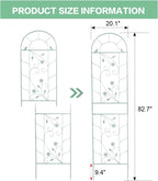 Large Wrought Iron Garden Trellises for Climbing Plants