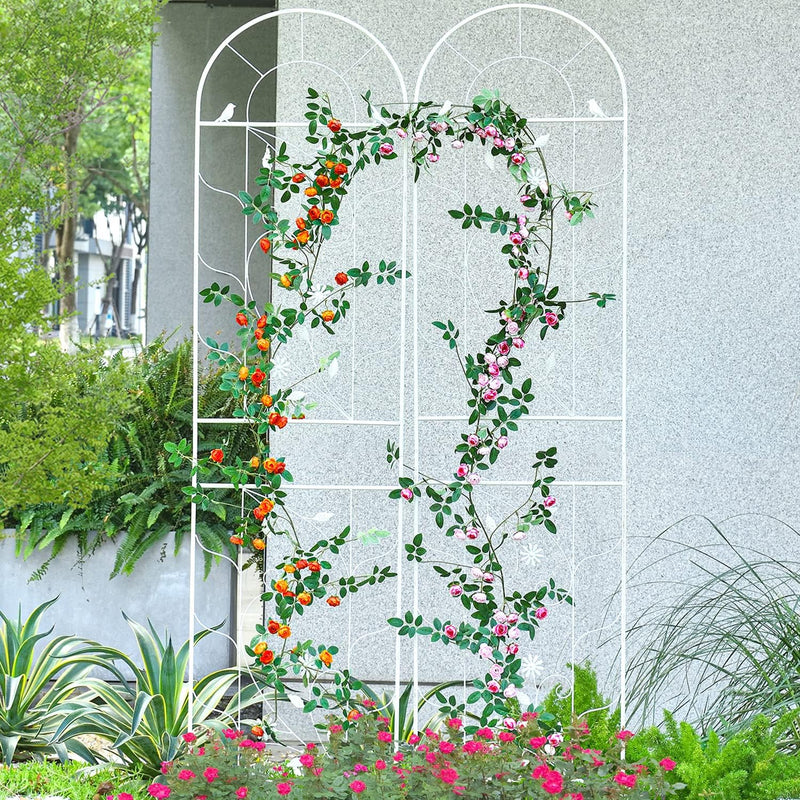 Large Wrought Iron Garden Trellises for Climbing Plants