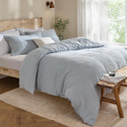 Lark Cotton Muslin Duvet Cover Set