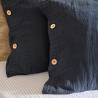 Lark Cotton Muslin Duvet Cover Set