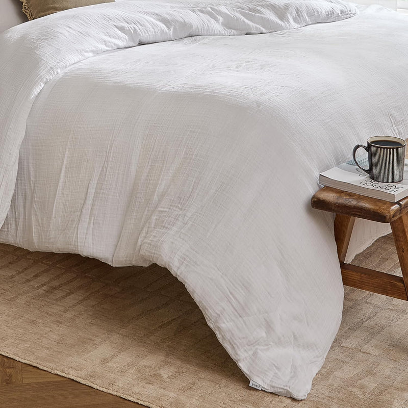 Lark Cotton Muslin Duvet Cover Set
