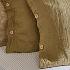 Lark Cotton Muslin Duvet Cover Set