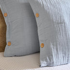 Lark Cotton Muslin Duvet Cover Set