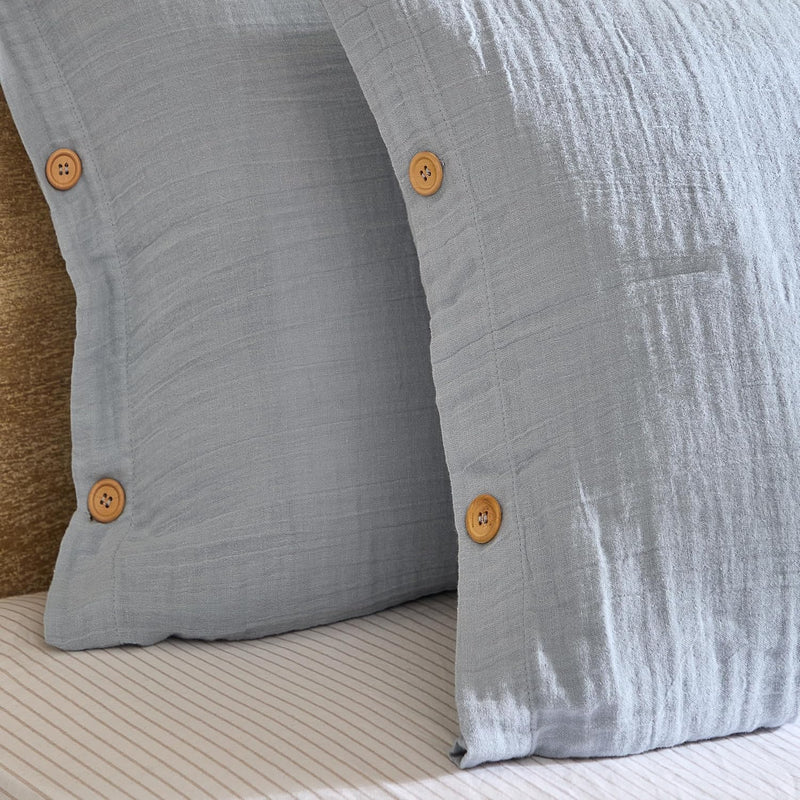 Lark Cotton Muslin Duvet Cover Set