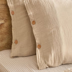 Lark Cotton Muslin Duvet Cover Set