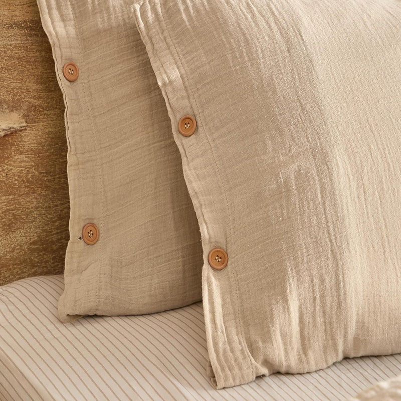 Lark Cotton Muslin Duvet Cover Set