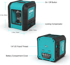 Laser Level Self-Leveling Beam Horizontal and Vertical