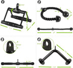 Lat Pulldown Attachments Combo Cable Machine Accessories