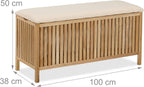 Laundry Chest with Seat Storage Bench Bathroom Stool