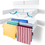 Laundry Drying Rack Wall Mounted Retractable Clothes 25KG