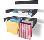 Laundry Drying Rack Wall Mounted Retractable Clothes 25KG