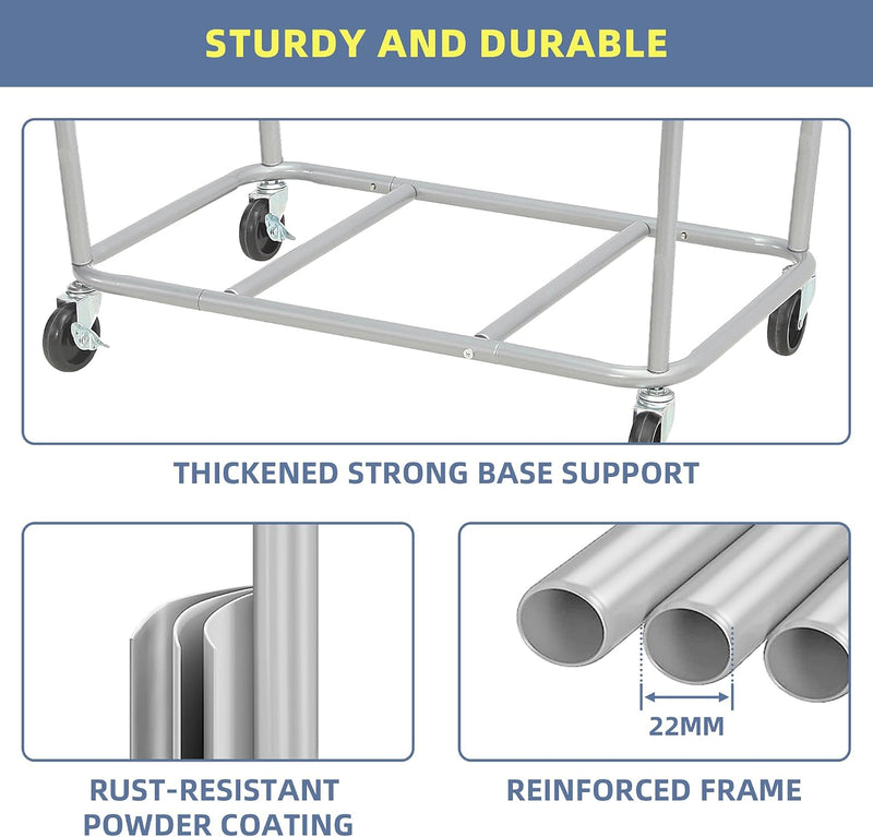 Laundry Hamper with Heavy Duty Steel Frame 320