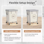 Laundry Hamper with Heavy Duty Steel Frame 320