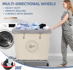 Laundry Hamper with Heavy Duty Steel Frame 320