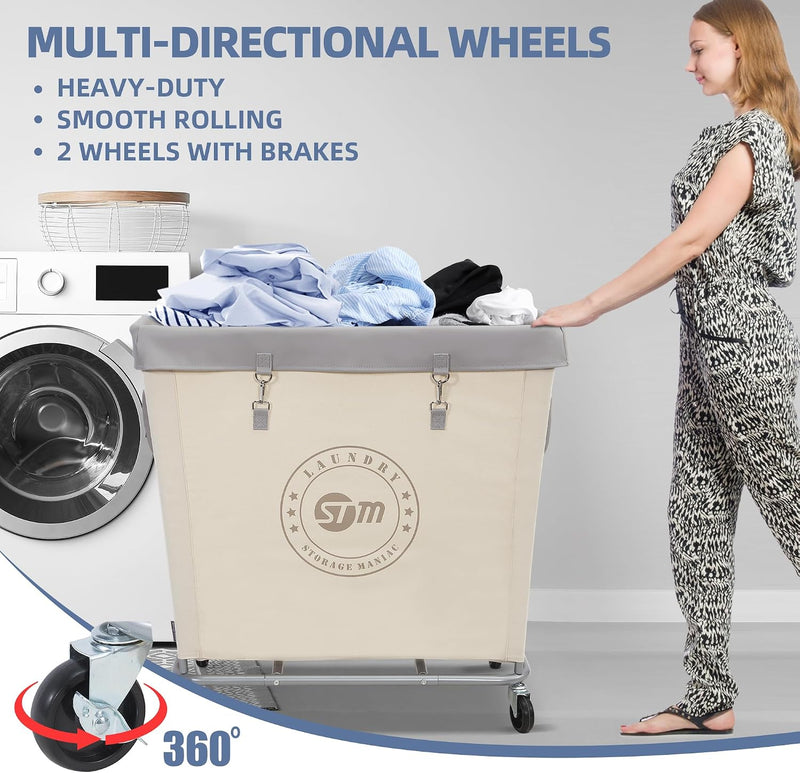 Laundry Hamper with Heavy Duty Steel Frame 320