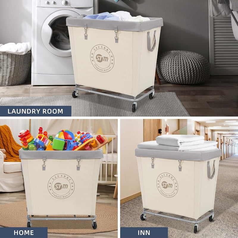 Laundry Hamper with Heavy Duty Steel Frame 320