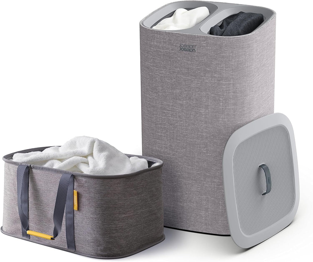 Laundry Set Hold-All 35L Collapsible Washing Basket (2 Piece)