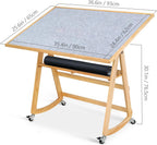 Lavievert Piece Jigsaw Puzzle Table with Legs Cover