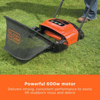 Lawn Raker 600W Adjustable Height Scarifier with Large