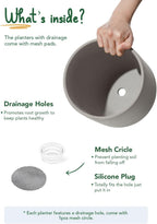 Le Tauci Pots for Plants Ceramic