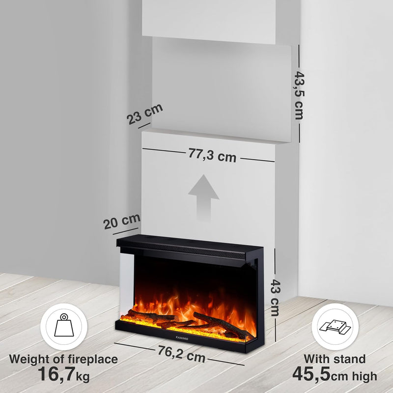 Lea Pro 60 Electric Fire with Heater