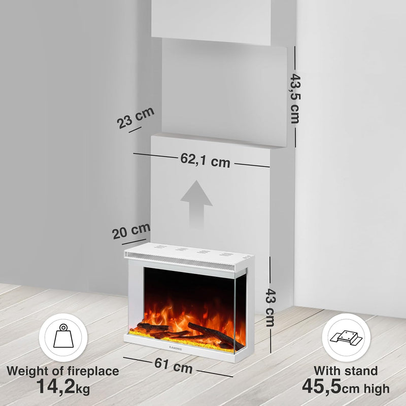 Lea Pro 60 Electric Fire with Heater