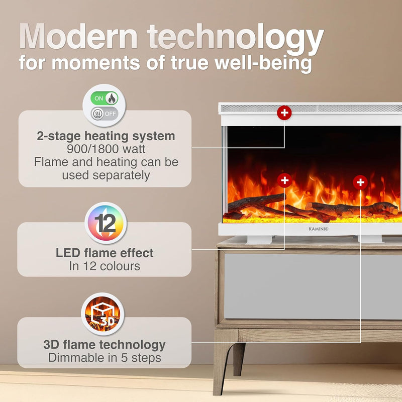 Lea Pro 60 Electric Fire with Heater