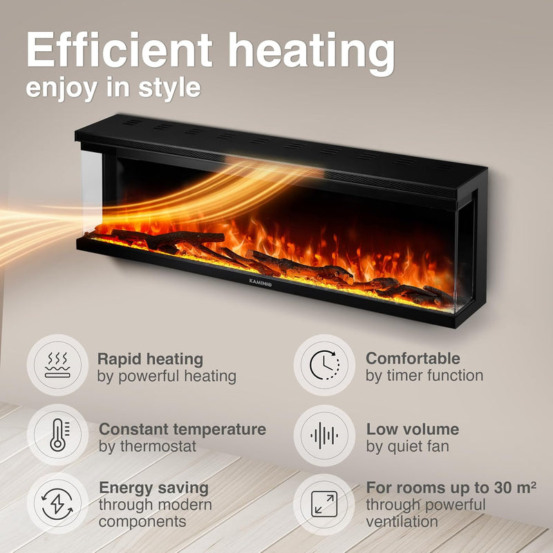Lea Pro 60 Electric Fire with Heater