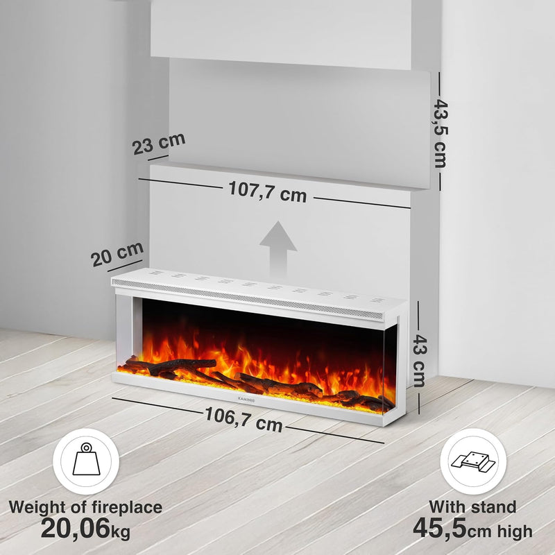 Lea Pro 60 Electric Fire with Heater