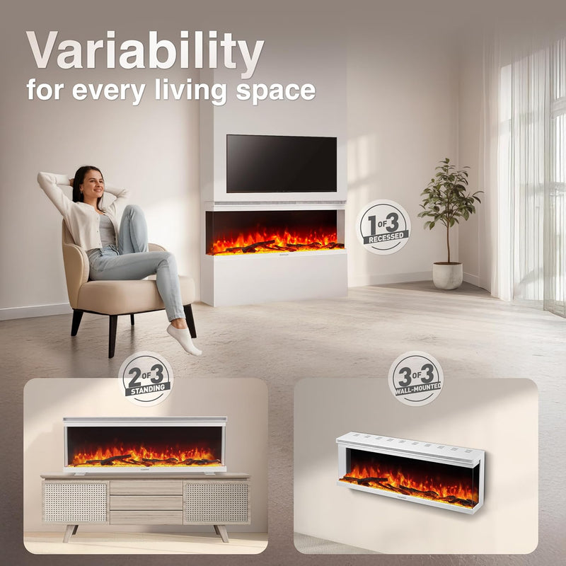 Lea Pro 60 Electric Fire with Heater