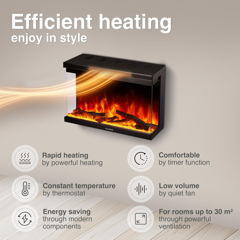 Lea Pro 60 Electric Fire with Heater