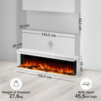 Lea Pro 60 Electric Fire with Heater