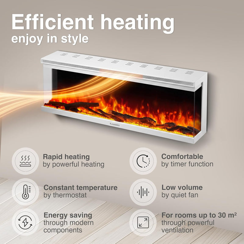 Lea Pro 60 Electric Fire with Heater