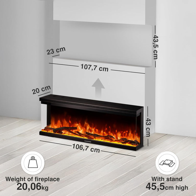 Lea Pro 60 Electric Fire with Heater