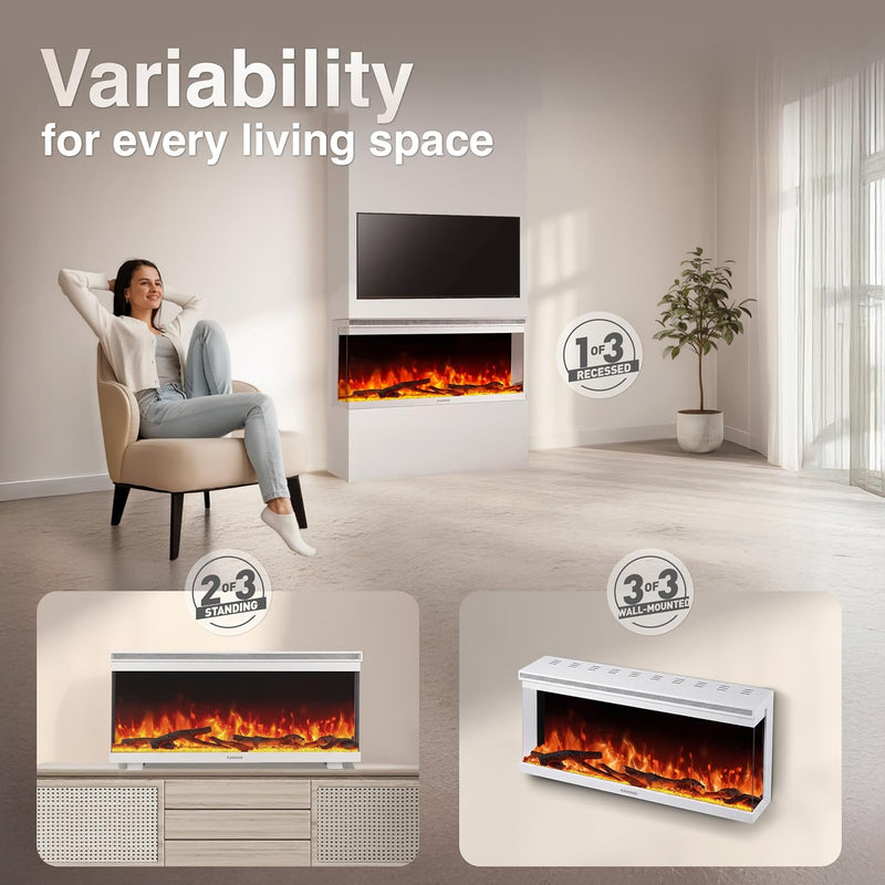 Lea Pro 60 Electric Fire with Heater