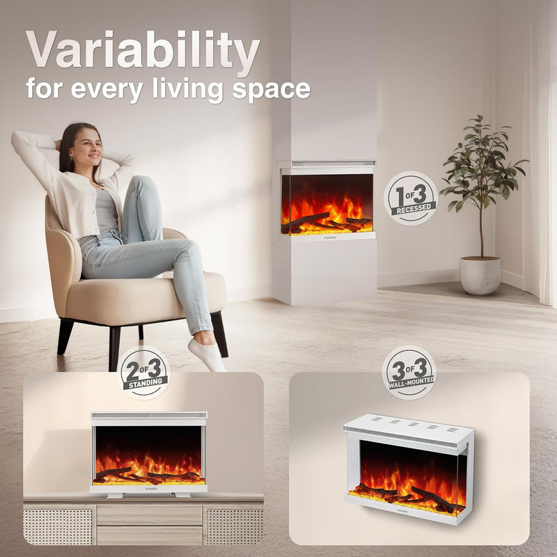 Lea Pro 60 Electric Fire with Heater