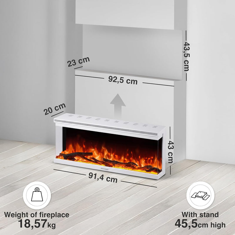 Lea Pro 60 Electric Fire with Heater