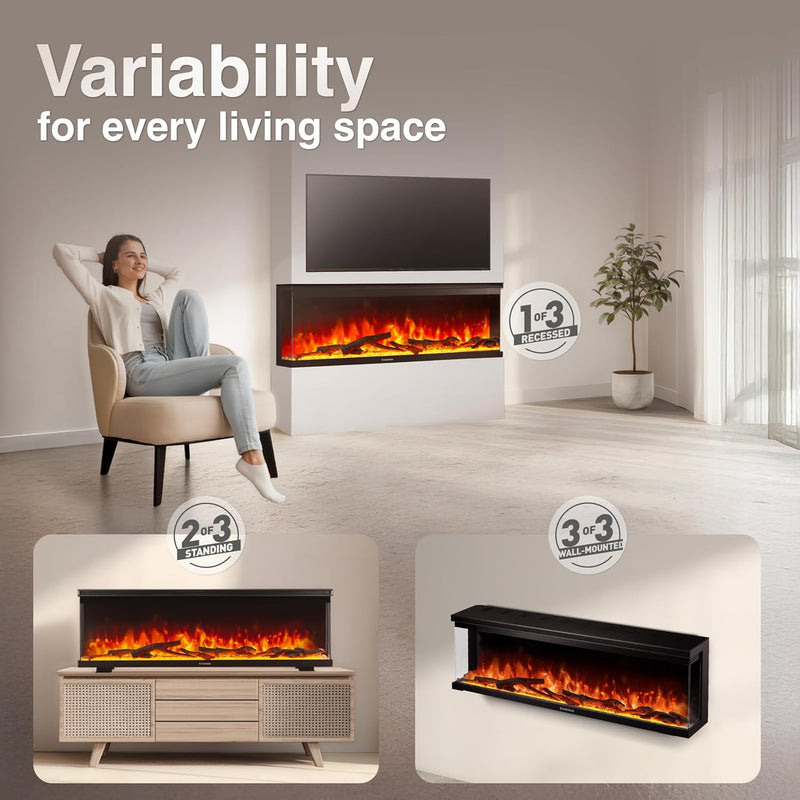 Lea Pro 60 Electric Fire with Heater