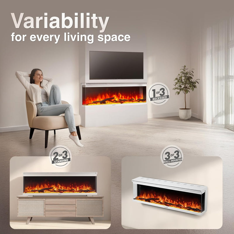 Lea Pro 60 Electric Fire with Heater
