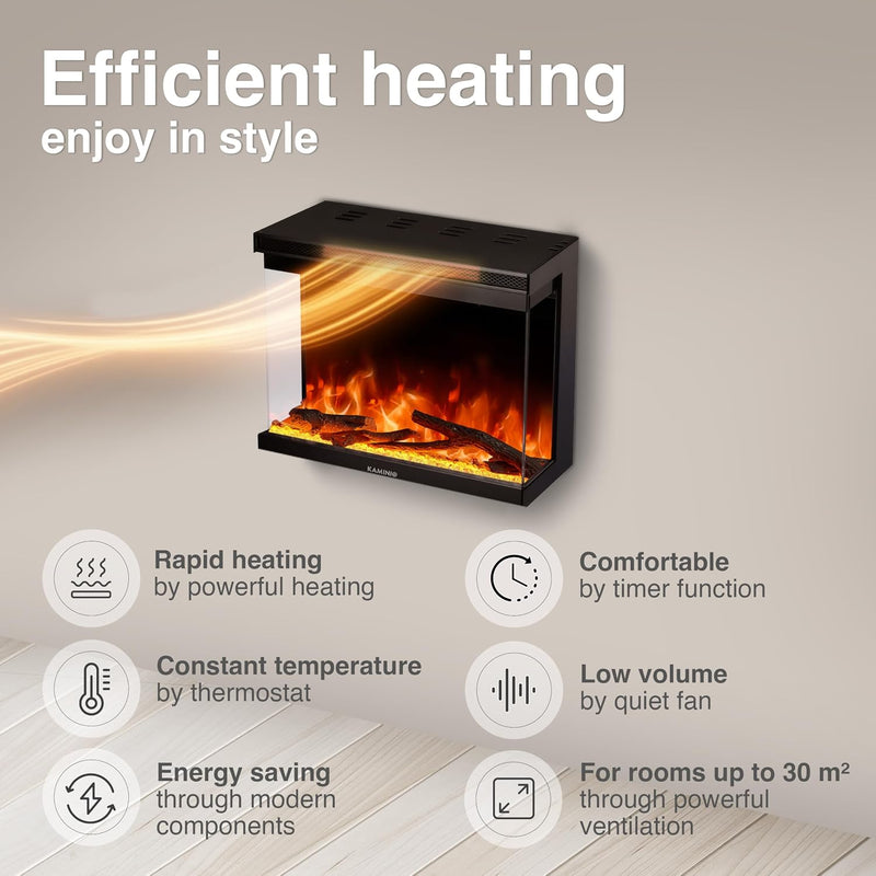 Lea Pro 60 Electric Fire with Heater