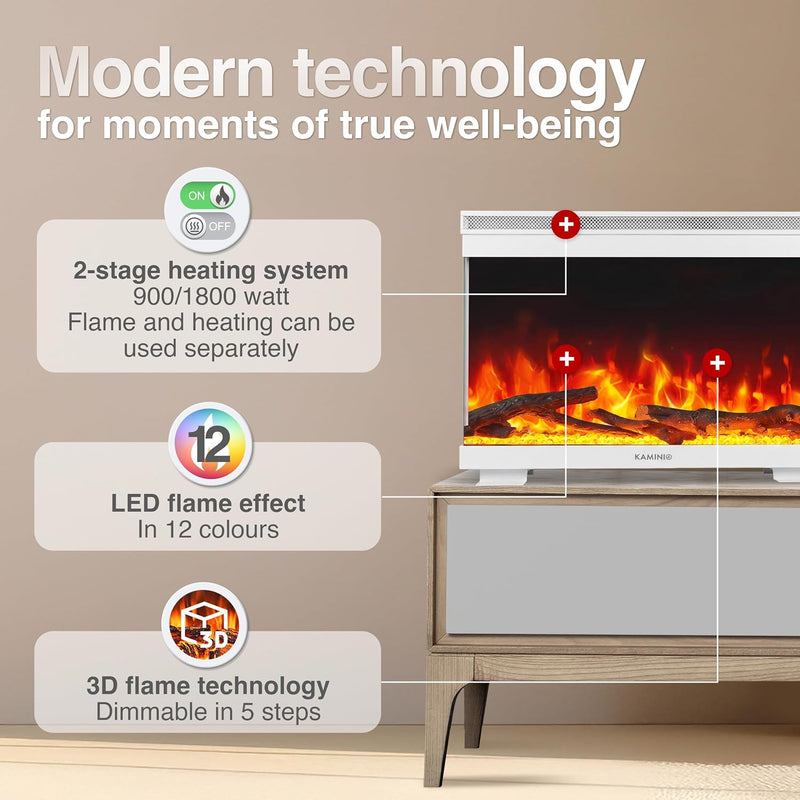 Lea Pro 60 Electric Fire with Heater